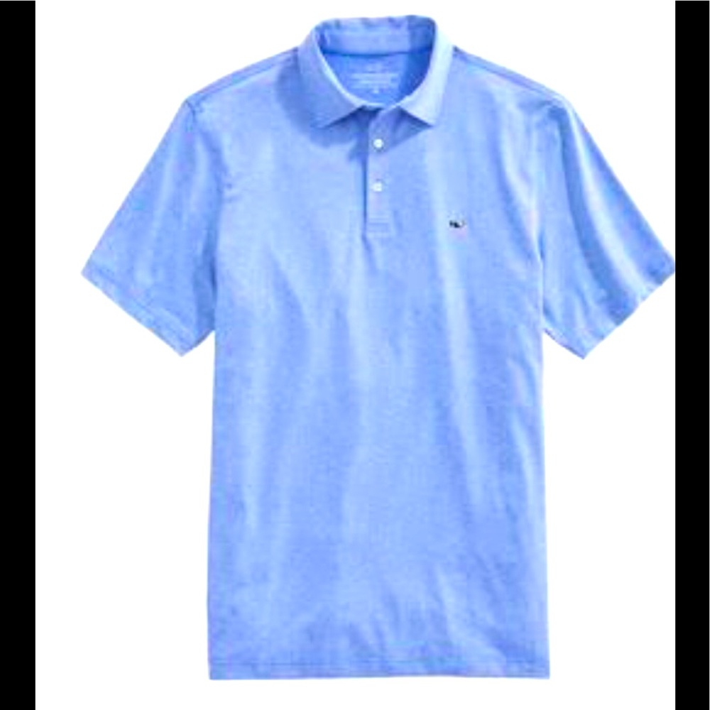Vineyard Vines Performance Polo Shirt Jake Blue